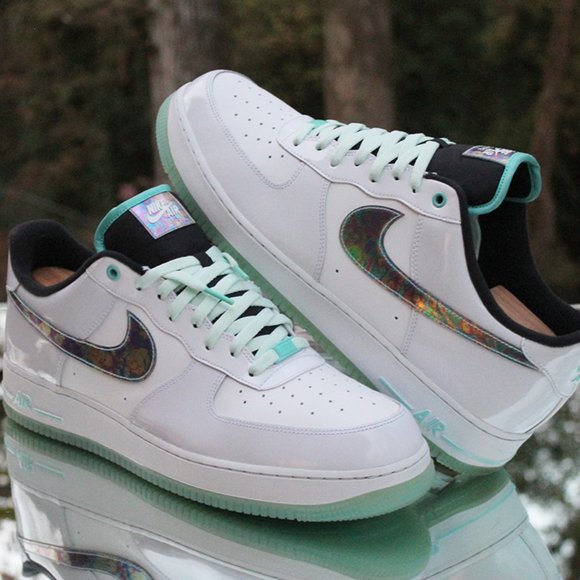 Nike Air Force 1 Low 07 LV8 Abalone Men’s Size 15 - Picture 10 of 12